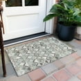 thumbnail image 6 of Addison Rugs Chantille Indoor/Outdoor Transitional Geometric Sage Washable Rectangle Rug, 1'8" x 2'6", 6 of 6