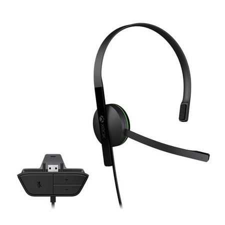 Microsoft Xbox One Chat Headset, Black, S5V-00007, 00885370817614