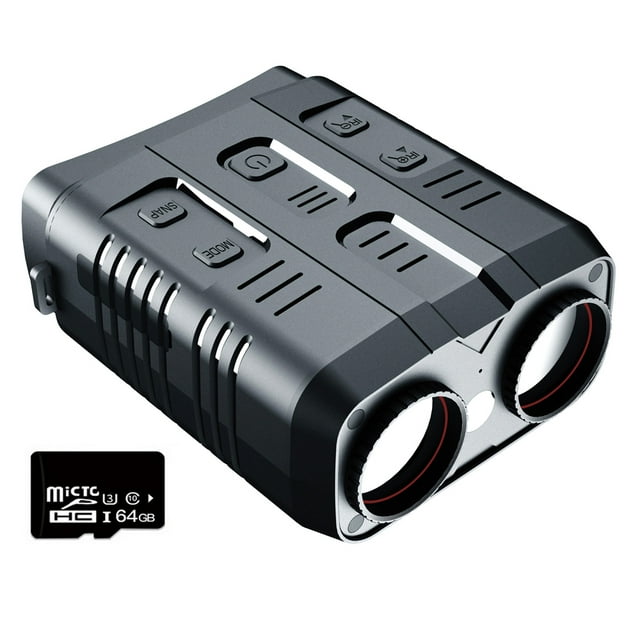 Amdohai 1080P Portable Binocular Infrared Night-Visions Device Day Night Use Photo Video Taking 5X Digital Zoom