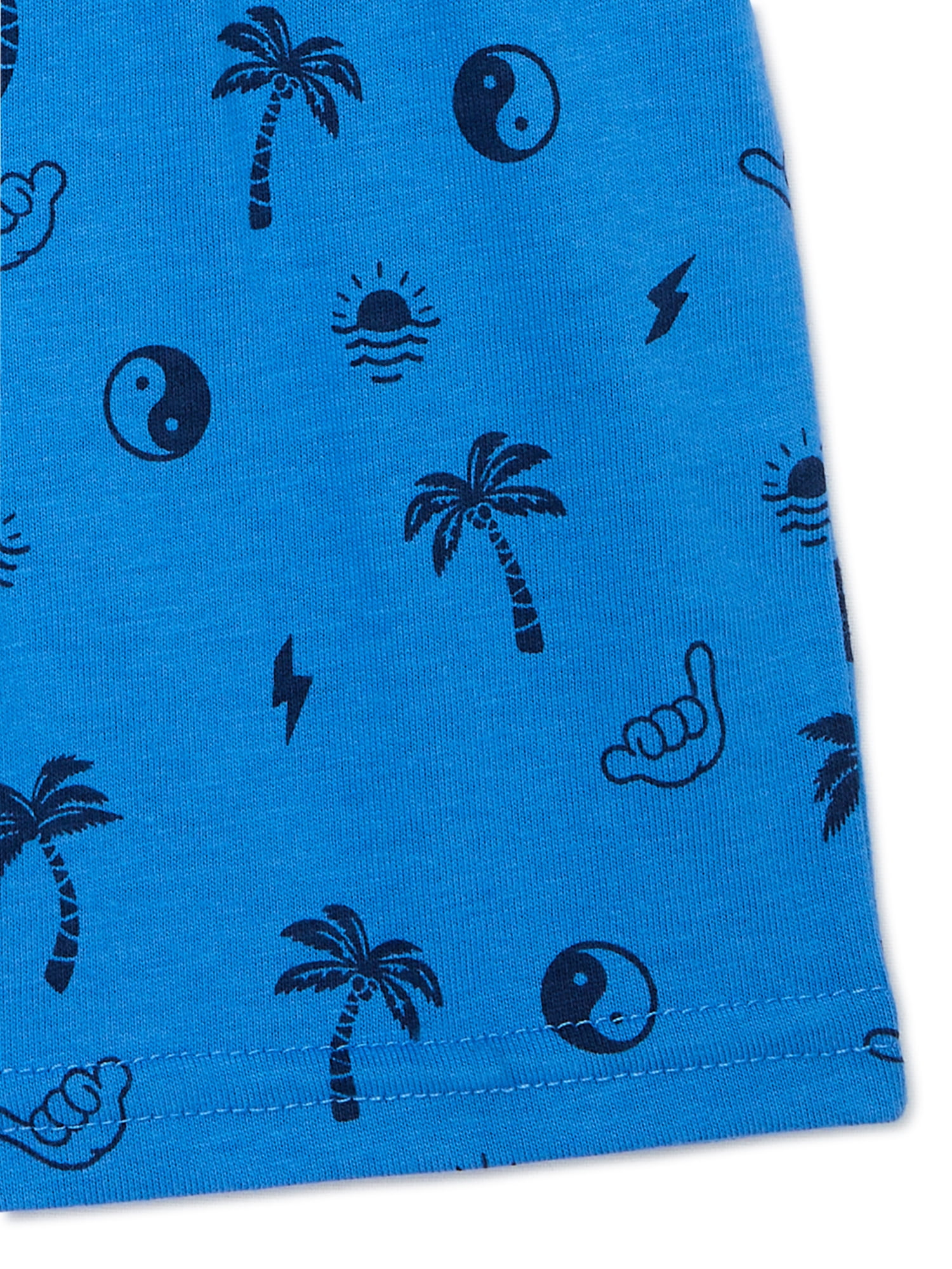 Garanimals Toddler Boy Print Jersey Shorts with Pockets, Sizes 18M-5T