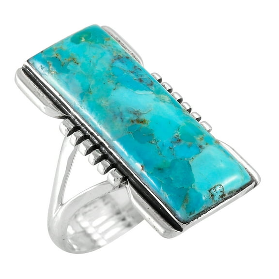 Turquoise Jewelry Ring for Women Sterling Silver 925 | Turquoise Network | R2017-C75-7
