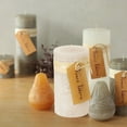 thumbnail image 2 of Vance Kitira 8" Melon White Timber Pillar Candle ,Scentless, Clean-Burning, Environmental Friendly, 2 of 5