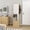Beige, variant on Oufan 66.5" Rotating Jewelry Cabinet with Full-Length Mirror, Wooden Makeup Cabinet with Coat Rack, Standing Storage Cabinet for Entryway