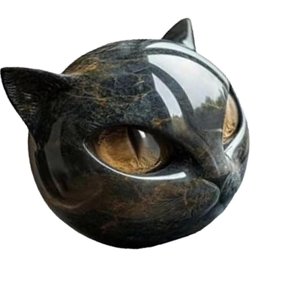 Festive Cats Shape Sculpture Paperweight Durability Resin Desktop Ornamentation Halloween Home Decoration Gift for Friend