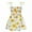 Yellow, variant on Odeerbi 2025 Summer Toddler Baby Girls Sleeveless Sling Dress Graphic Print Children's Clothing