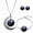 Libra, variant on Jewelry Set Taurus 12 Constellation Moon Necklace Earring Bracele GiftS for Mom Present for Women