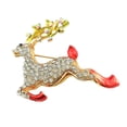 thumbnail image 3 of Elk de Diamante Imitación de Broche para Adorno Bufanda, , Decoración de Pantalón Salvador Broche de solapa de broche de navidad, 3 of 5