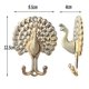thumbnail image 5 of Accesorios para cortinas Estilo étnico Metal Hierro Pavo real Ganchos para cortinas de pared Ganchos para cortinas de pared 1 par de abrazaderas para cortinas Retenedores para cortinas de pavo real 2, 5 of 5