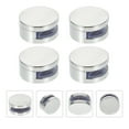 thumbnail image 3 of 4Pcs Zinc Alloy Mirror Fixing Clips for Household Use Practical and Silver Color, 3 of 6