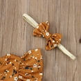 thumbnail image 3 of Qiylii Kids Baby Girls Sister Matching Clothes Floral Romper Dress Headband Outfits Set, 3 of 8