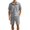 Gray, variant on hotojiny Men's Tracksuit 2 Piece Quarter Zip Sweatsuit Sets Textured Short Sleeve Golf Shirts Summer Bermuda Shorts Loungewear(White,X-Large)