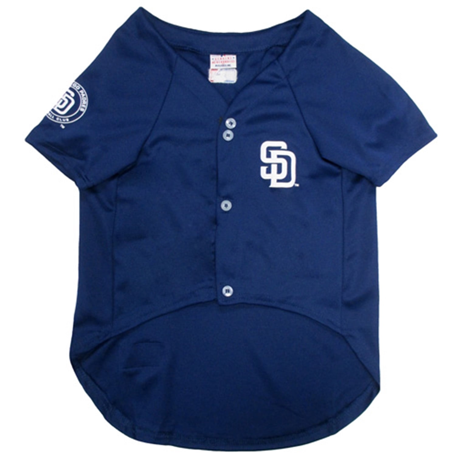 Pets First MLB San Diego Padres Mesh Jersey for Dogs and Cats - Licensed Soft Poly-Cotton Sports Jersey - Large