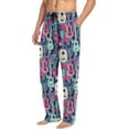 thumbnail image 5 of GZHJMY Pajama Pants for Men - Guitar Floral, Loose Lightweight PJs Lounge Sleep Bottoms with Pockets Drawstring, Pajama Bottoms for Home and Rest, XX-Large, 5 of 7