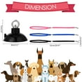 thumbnail image 3 of 4 Pieces Dog Bathing Tether with Suction Cup, Adjustable Bath Tether, Dog Grooming Tub Restraint Soft Nylon Leash for Shower, 3 of 7