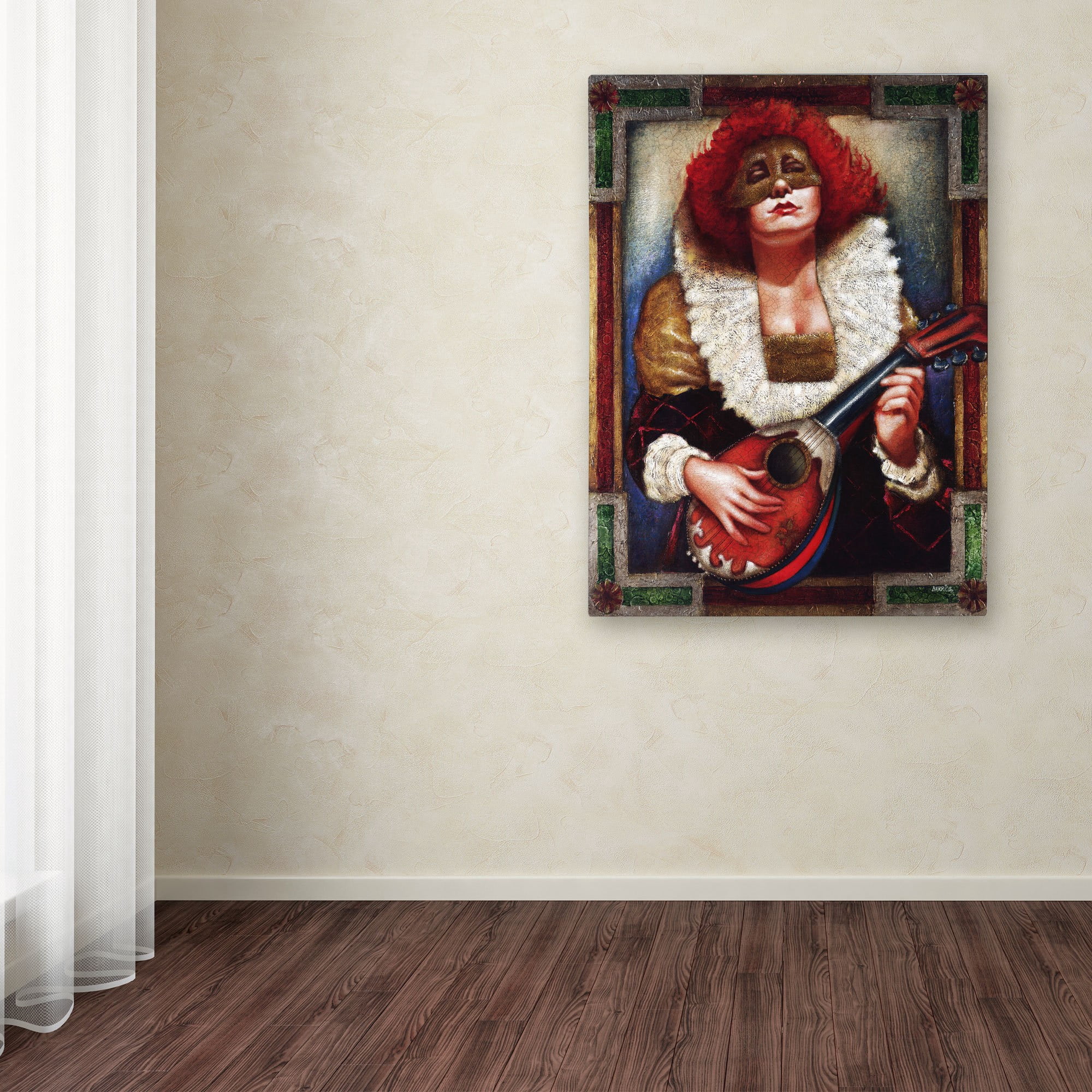 Trademark Fine Art "Lady of Laudes" Canvas Art by Edgar Barrios