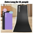 thumbnail image 3 of YR Thick Yoga Mat 1 inch High-density NBR Foam Pilates Exercise Stretching Fitness Mats, Black W/ Bag, 3 of 9