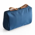 thumbnail image 1 of Decodeary Solid Color Cosmetic Bag Makeup Case Waterproof Pouch Travel Fashion Large Capacity Handbag Multifunctional for L/Blue, 1 of 9