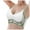 Green, variant on Lixiuxyad Athletic Women Women's Thin Seamless Vest Soft Support Large Chest Small Half Fixed Cup Breathable Bra