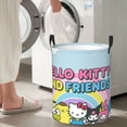 thumbnail image 6 of Hello Kitty Laundry Hamper, Dirty Clothes Hamper Storage Basket for Bathroom Bedrooms, Circular Hamper with Handles, Gifts for Boys Girls Men Women, 6 of 8