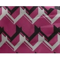 thumbnail image 4 of oneOone Georgette Viscose Fabric Chevron Geometric Print Fabric By Yard 42 Inch Wide, 4 of 4
