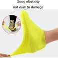 thumbnail image 4 of Anti-Slip Waterproof Shoe Covers, Rain Shoe Covers, Shoe Covers for Rain, Reusable Non-Slip Foldable Shoe Covers for Men Women Outdoor Cycling Camping Travel (Small,White), 4 of 7