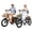 Blue+Orange, variant on ESKUTE 2 Pcs T300 E Trike Electric Tricycle for Adults, 750W Brushless Motor 18MPH+ Fat Tire Folding Trike, Step-Thru 3 Wheel Electric Bicycle, Up to 55 Miles Purple & White, UL2849