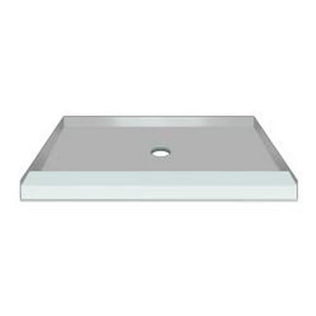 American Bath Factory S60423TP-C 60 x 42 in. Single Ready To Tile Shower Pan, 3 in.
