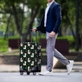 thumbnail image 3 of HELLHERO Alpacas Dustproof Travel Suitcase Protector for Friends, All Size Easy Clean Anti Dust Suitcase Cover, 3 of 7