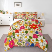 Castle Fairy 2-Piece Twin Flower Vintage Bedding Comforter Set