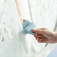 thumbnail image 3 of Mirror Squeegee TPR Small Ergonomic Design Glass Cleaning Brush with Suction Cup Hook for BathroomBlue, 3 of 4