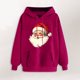 thumbnail image 2 of WILLBEST Sudadera de Mujer con Estampado Navideño, Cuello Redondo y Manga Larga, Estilo Casual y Holgado Grande, 2 of 3