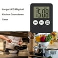 thumbnail image 5 of Super Thin LCD Digital Screen Kitchen Timer Square Cooking Count Up Countdown Alarm Magnet Clock, 5 of 5