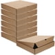 thumbnail image 5 of Caja de conservación de pizza para llevar de 10 piezas en espesor Kraft Paper Pizza Wrapping Box Pizza Takeout Box de entrega, 5 of 5