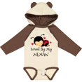 thumbnail image 3 of Inktastic Loved by My Memaw Grandchild Girls Long Sleeve Baby Bodysuit, 3 of 5