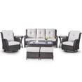 thumbnail image 3 of POCASSY 8 Piece Rattan Sofa Seating Group with Cushions, 3 of 11