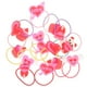 thumbnail image 1 of GOOHOCHY 20 piezas de cabello elástico Bandas de cabello para niñas Bandas de cola elástica de cabello con temática de San Valentín, 1 of 7