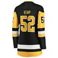 thumbnail image 3 of Women's Fanatics Philip Kemp Black Pittsburgh Penguins Home Breakaway Jersey, 3 of 3