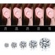 thumbnail image 3 of 5 Pairs Stud Earrings Set, Hypoallergenic Cubic Zirconia 316L Earrings Stainless Steel CZ Earrings 3-8mm, Rose Gold u2026, 3 of 5