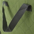 thumbnail image 2 of Funda de almacenamiento de tela verde de carbón de bambú para edredón y ropa de cama con cremalleras, 2 of 7