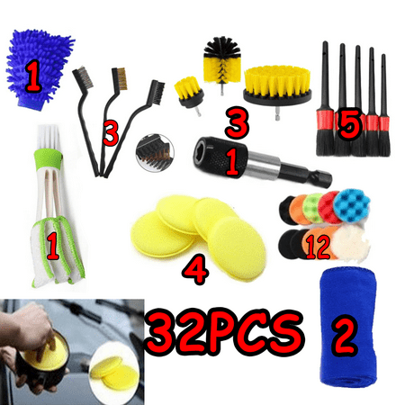 

32 Pieces Car Cleaning Brush Perfor Brush