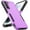 Purple (PC) + Black (TPU), variant on for Samsung Galaxy S21 Case: Dual Layer Protective Heavy Duty Cell Phone Cover Shockproof Rugged with Screen Protector -  Protection Bumper Tough - Samsung Galaxy S21 5G 2021, 6.2 inch, Black