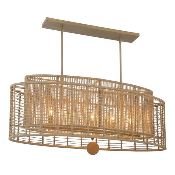 JAY-A5007-BS Crystorama Lighting Jayna - 5 Light Chandelier-17.75 Inch Tall and 41.75 Inch Wide