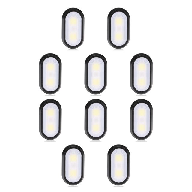 Yuarrent Luz nocturna con clips Suministros de emergencia para dormitorio Sala de estar Negro Negro 10Conjunto