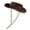Coffee, variant on TOPTIE Cowboy Hat Corduroy Vintage Classic Boonie with Chin Cord Bucket Hat for Outdoor-Khaki