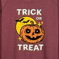 thumbnail image 3 of Instant Message - Vintage Trick Or Treat Pumpkin - Women's Lightweight French Terry Long Sleeve Shirt, 3 of 6