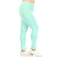 thumbnail image 2 of Women's Plus Size Casual Tie Dye and Solid Color Elastic Band Waist Active Leggings Pants S-3XL, 2 of 4