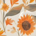 thumbnail image 4 of Yayeee Shower Curtain with Hooks 72"x72" Waterproof Fabric Bathroom Hanging Decor, Watercolor Sunflowers and Leaves, 4 of 5