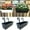 Black, variant on 2 Pcs Metal Railing Planter Box 16 inch Adjustable Hanging Flower Pot Holder for Balcony Flowerpot Holders Planter Fence Planter for Deck,Fence,Porch or Patio-Outdoor Iron Garden Plant Pot,Black