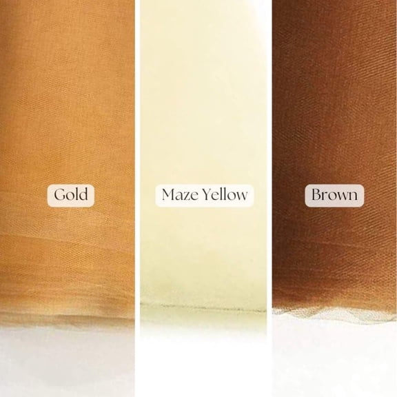 Brown Tulle Fabric Bolt – 108" x 50 Yards Extra Wide Soft Mesh for Wedding Draping, Backdrops & Event Décor by Valentina Textiles Inc