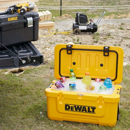 DeWalt 45 Quart Insulated Lunch Box Cooler Portable Roto Molded 